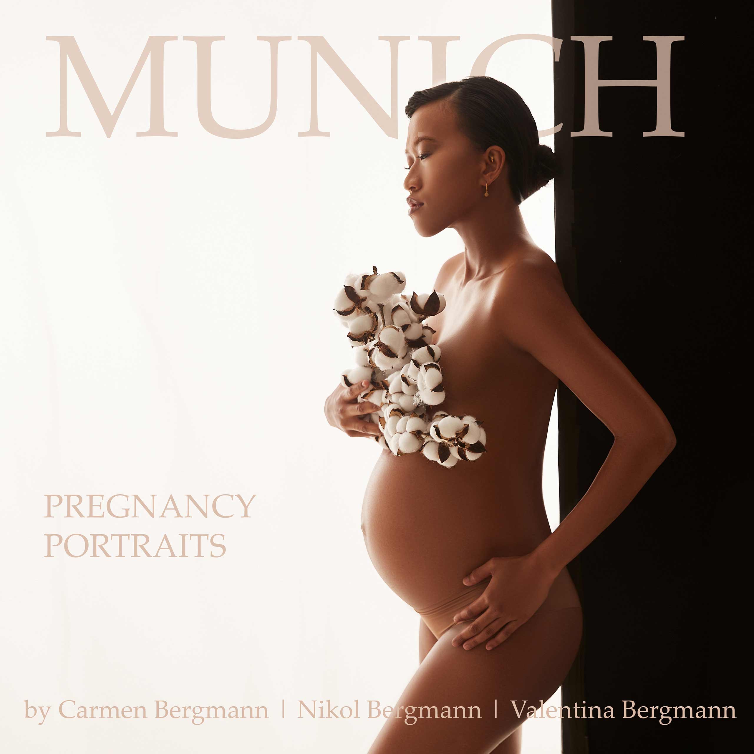 Babybauch Fotoshooting Muenchen Studio
